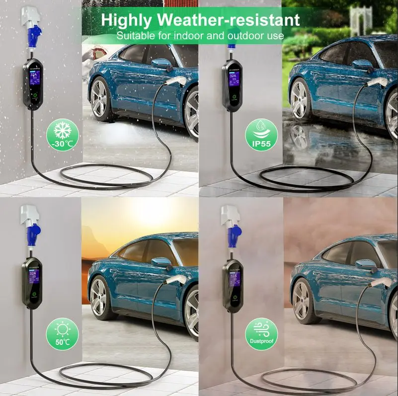 Hot sale BYD Charger portable charging stations 7kw ev charger 32A electric car charging