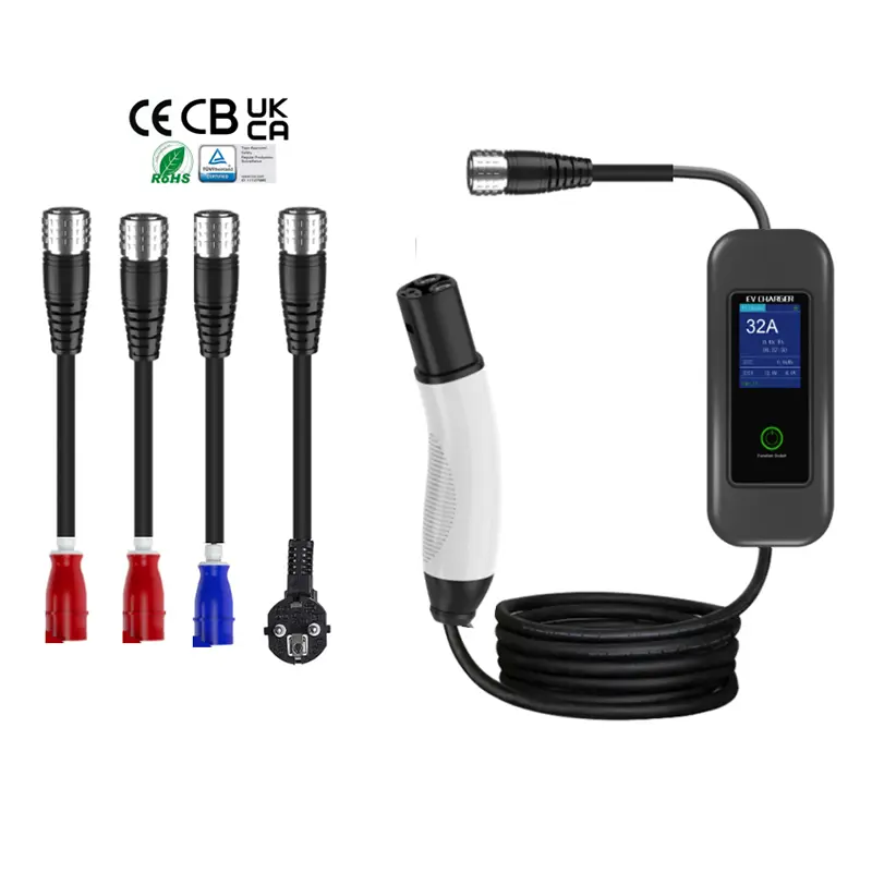 Portable EV charger Tesla NACS standard 16...